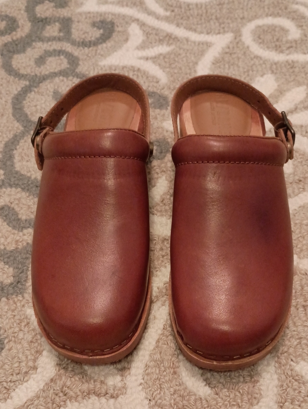 Re/Done Leather Clogs